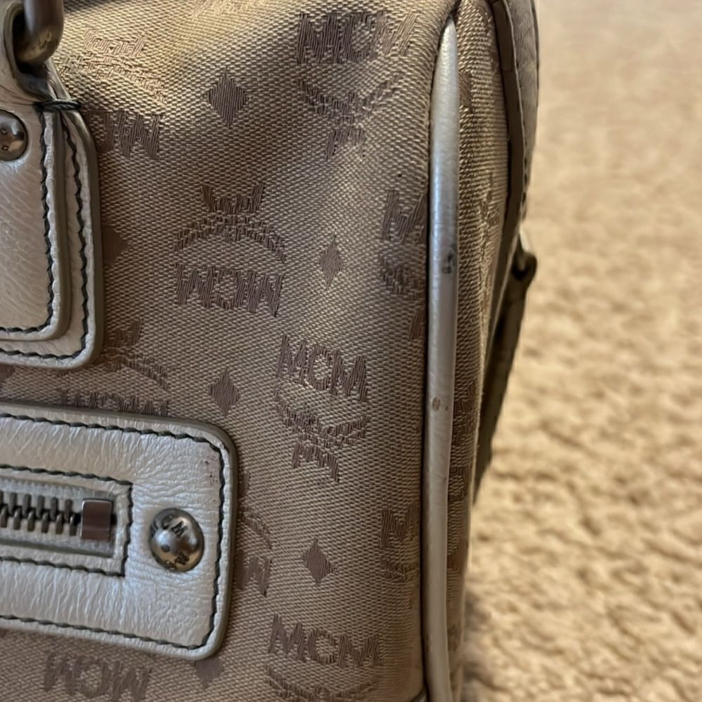 MCM MUNCHEN FABRIC SATCHEL - Picture 13 of 14